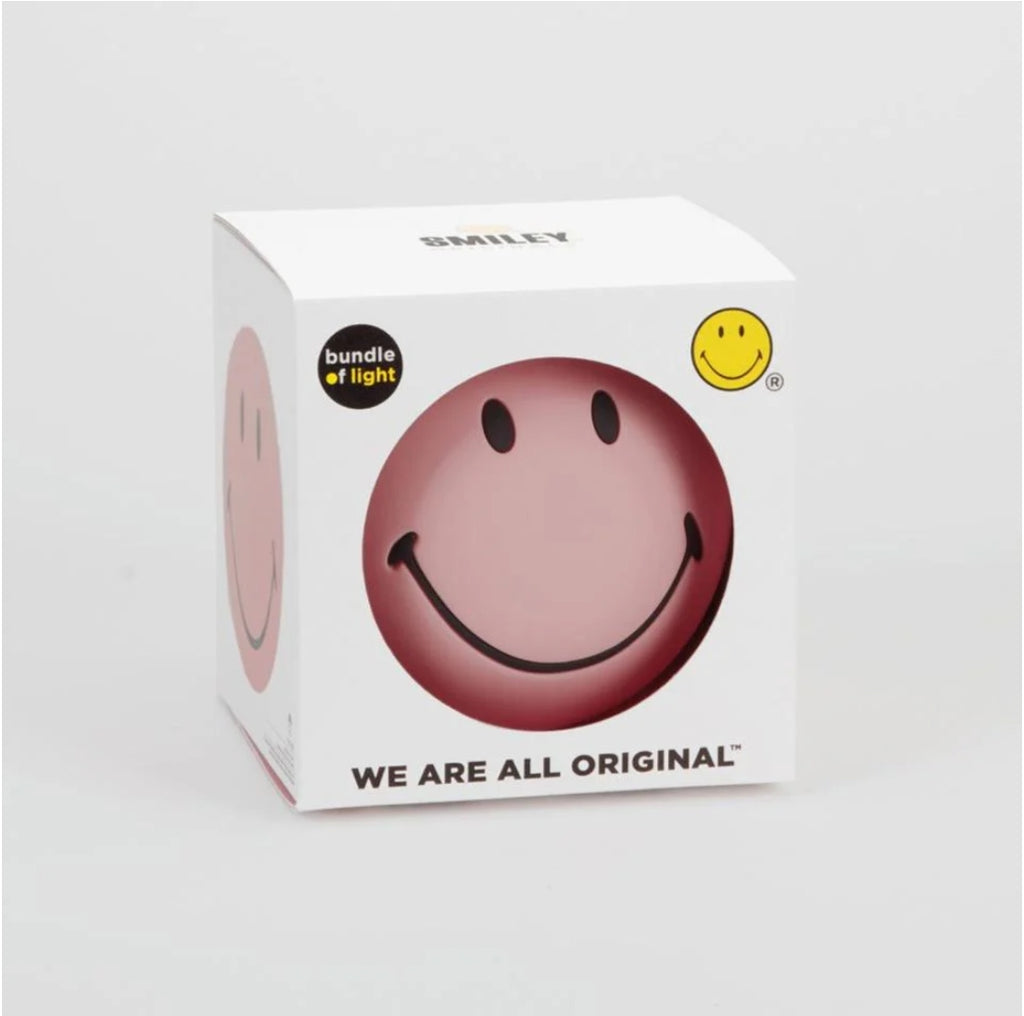 Pink smiley bundle of light