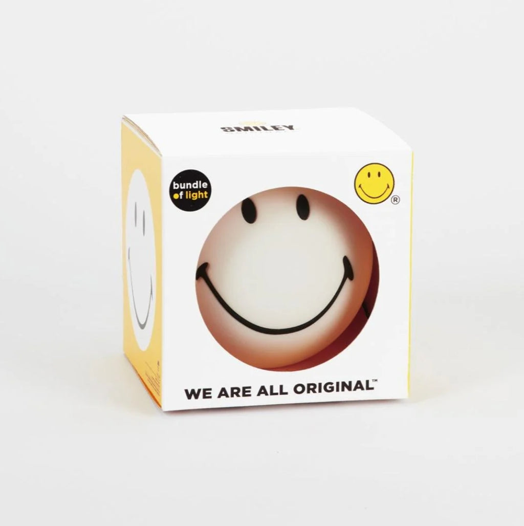White smiley bundle of light