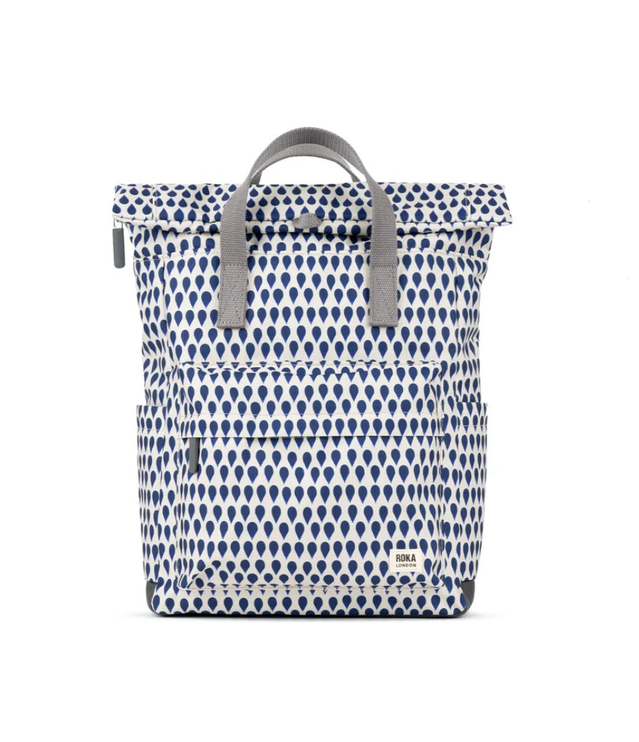 Canfield B denim rain recycled canvas