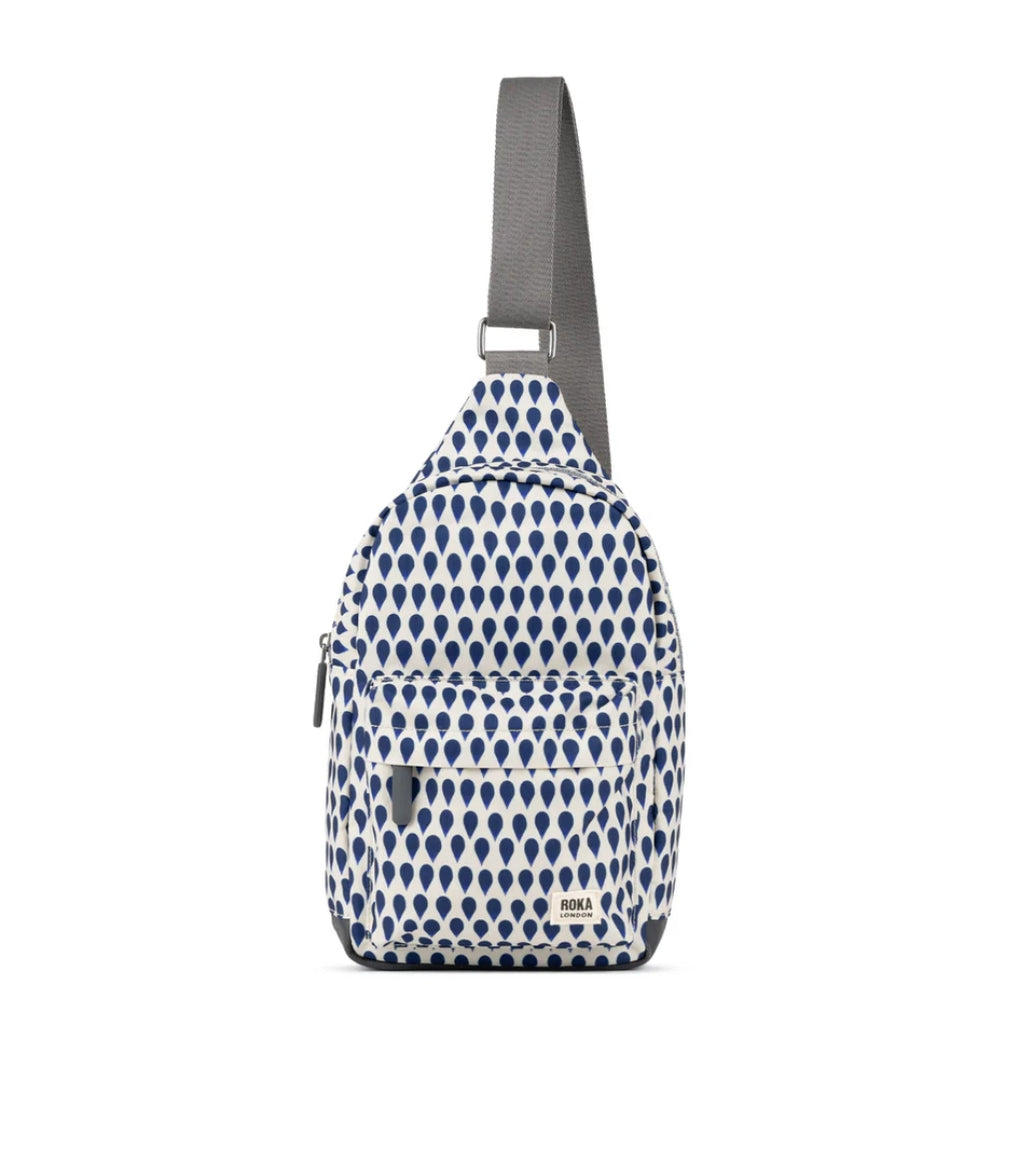 Willesden B denim rain recycled canvas