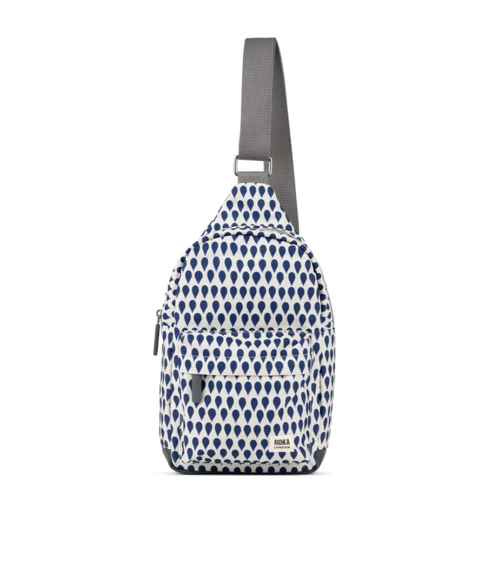 Willesden B denim rain recycled canvas