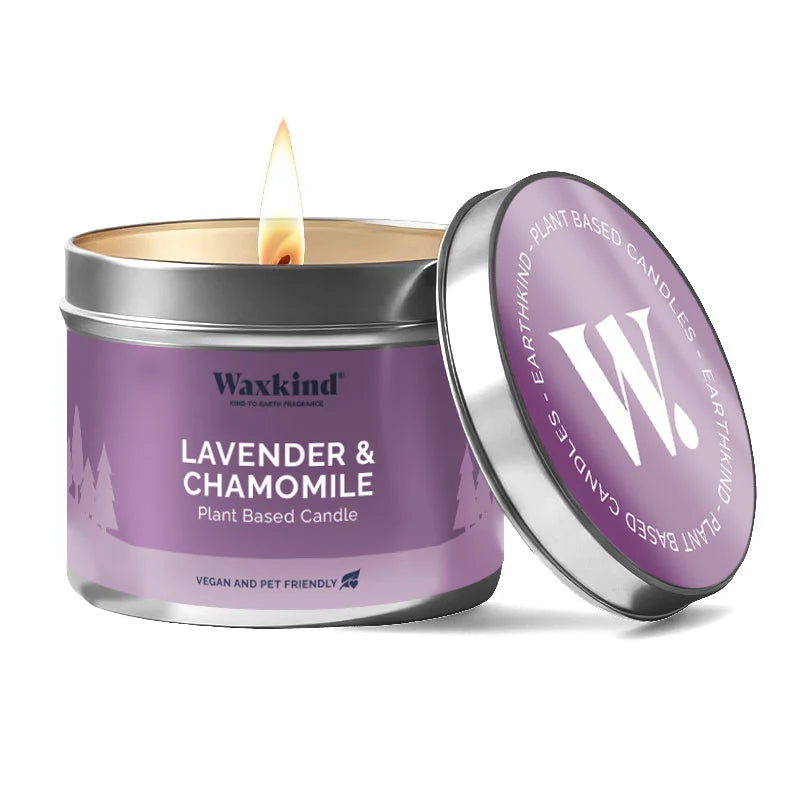 Lavender & chamomile tin candle