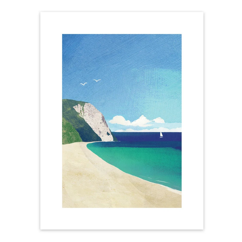 James ellis print - sandy beach