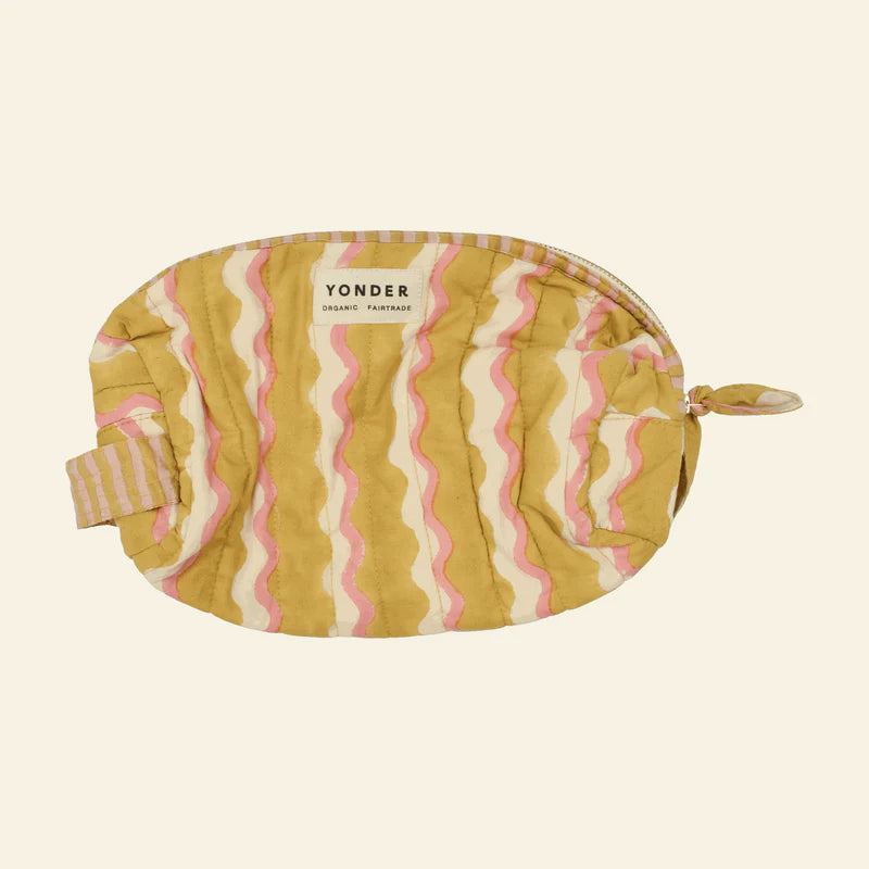 Organic cotton loaf wash bag wiggle honey