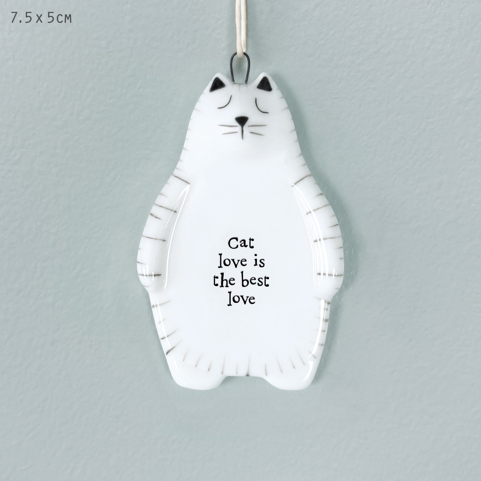 Cat love hanging charm image 0