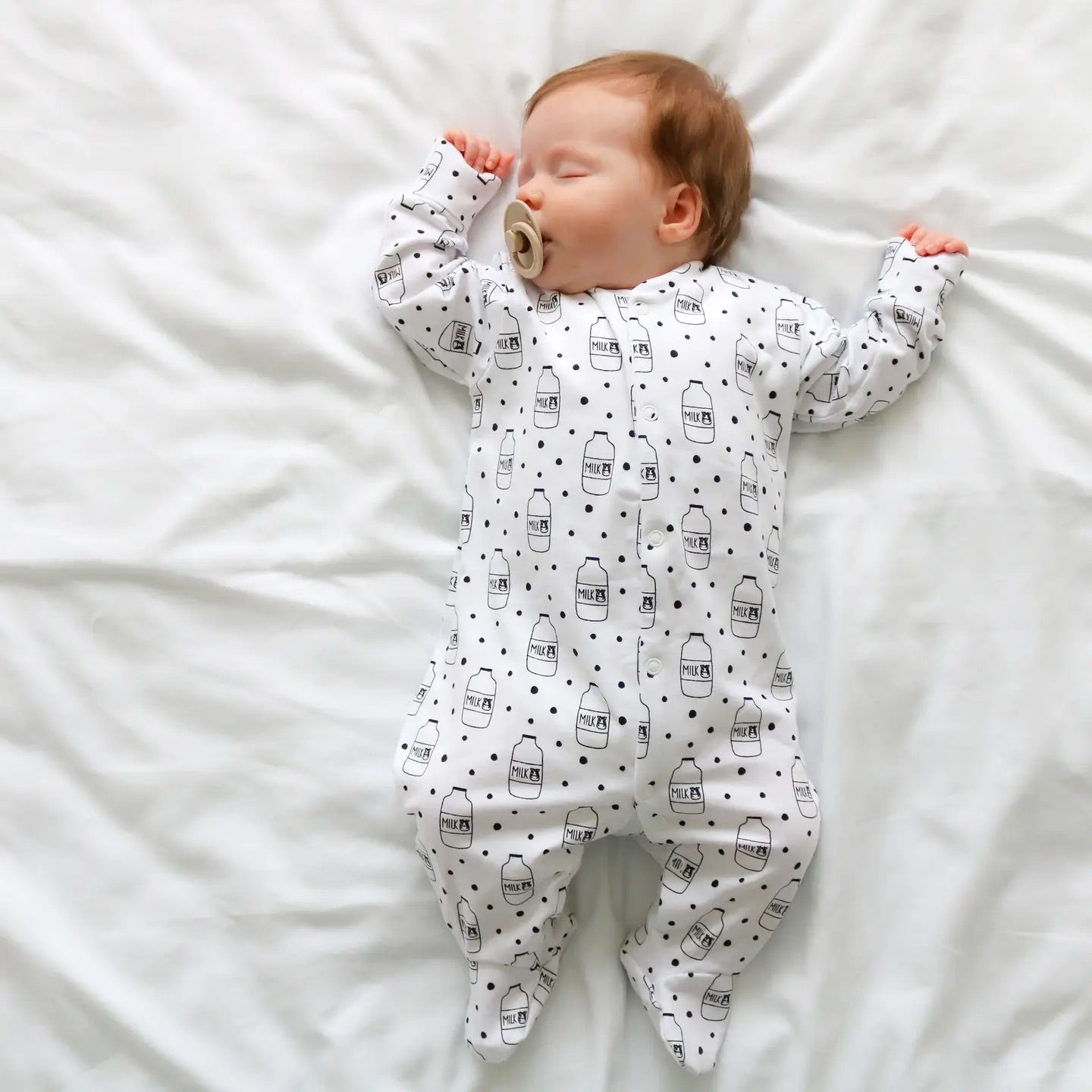 Milk bottle cotton sleep suit  image 0