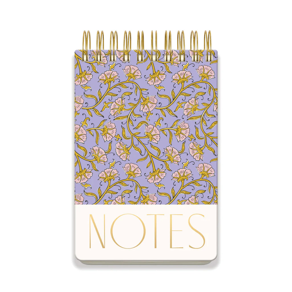 Large chunky notepad - purple vintage floral  image 0