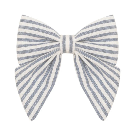 Seaside stripe bow image 0