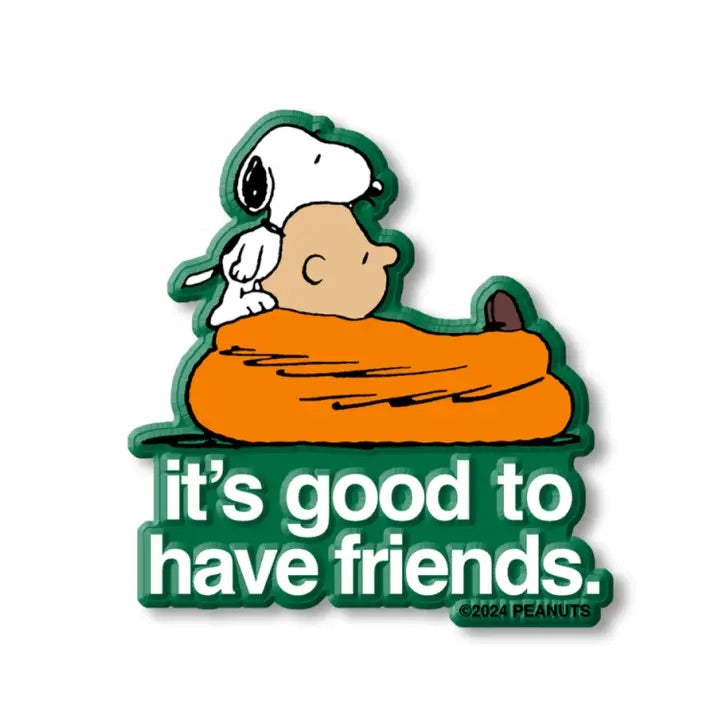 Peanuts good to have friends magnet  image 0