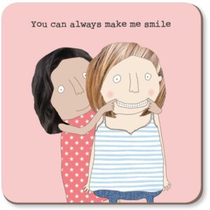 Make me smile coaster image 0