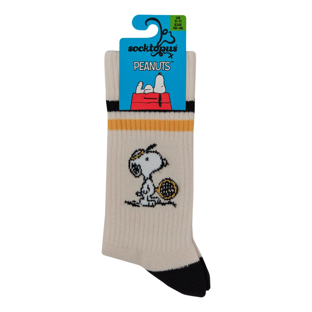 Tennis athletic socks snoopy