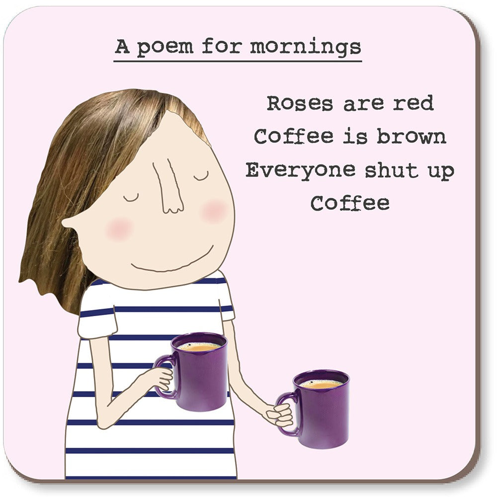 Poem for mornings coaster  image 0