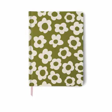 Designworks Ink Jumbo Soft Touch Journal - Groovy Floral image 0