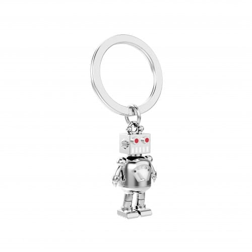 Retro robot keyring image 1