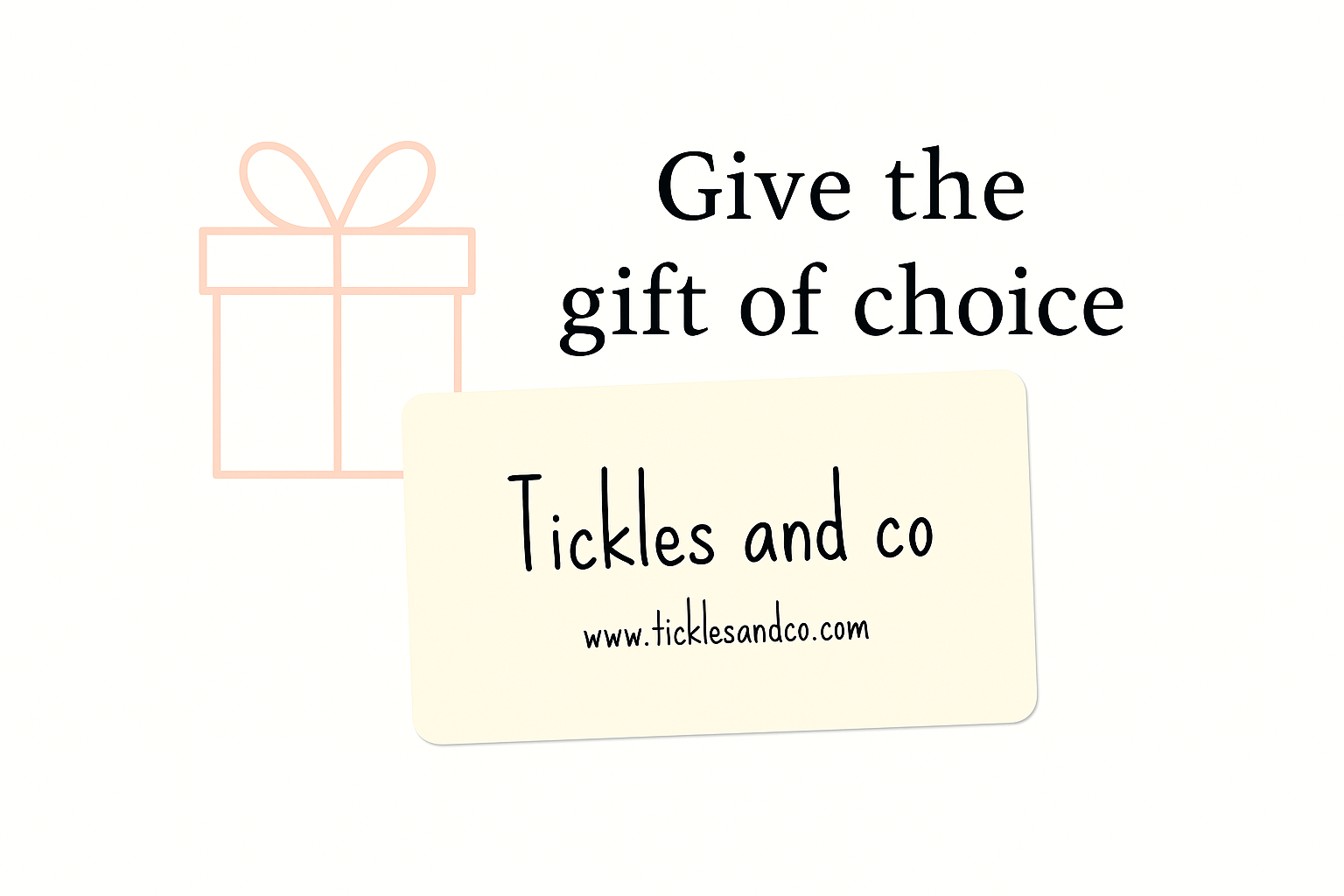 Tickles and co gift card