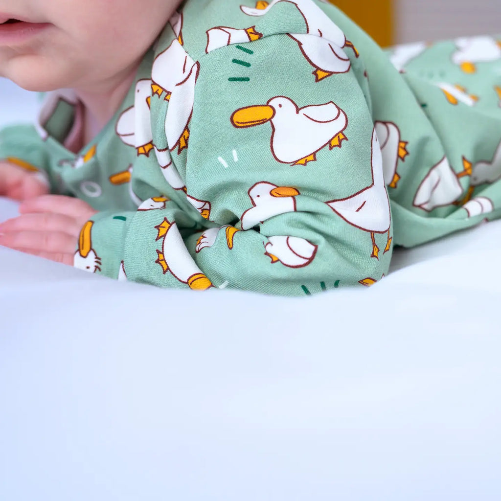 Dancing ducks sleepsuit