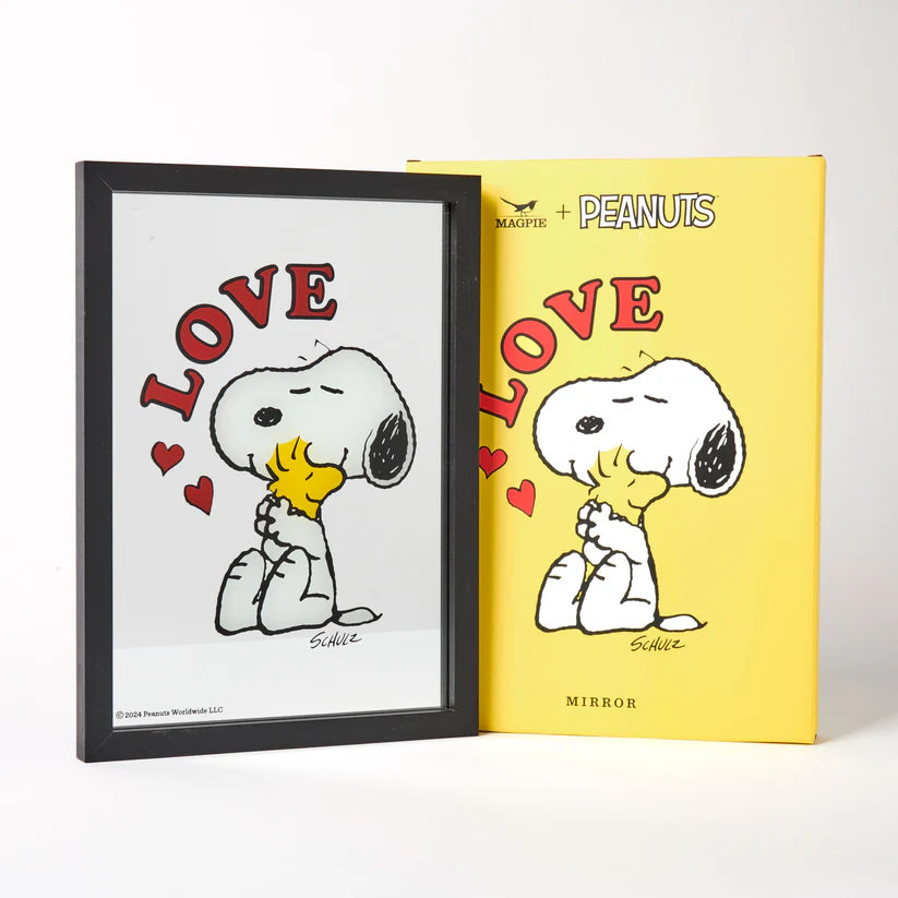 Peanuts A3 framed mirror love  image 0