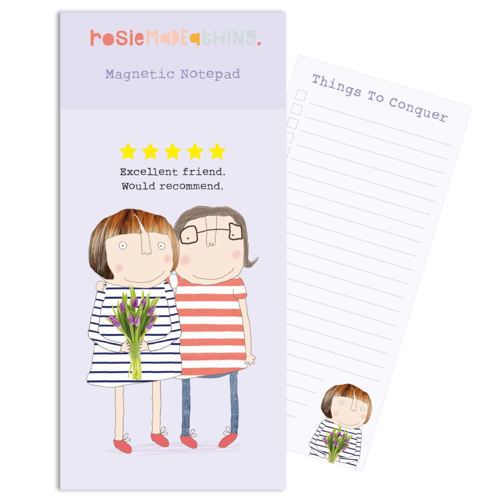 Excellent friend magnetic notepad  image 0