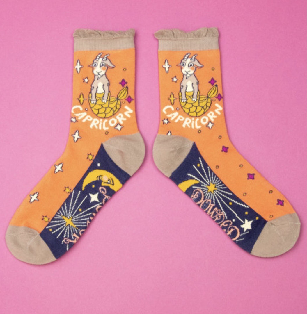 Capricorn zodiac powder sock image 0