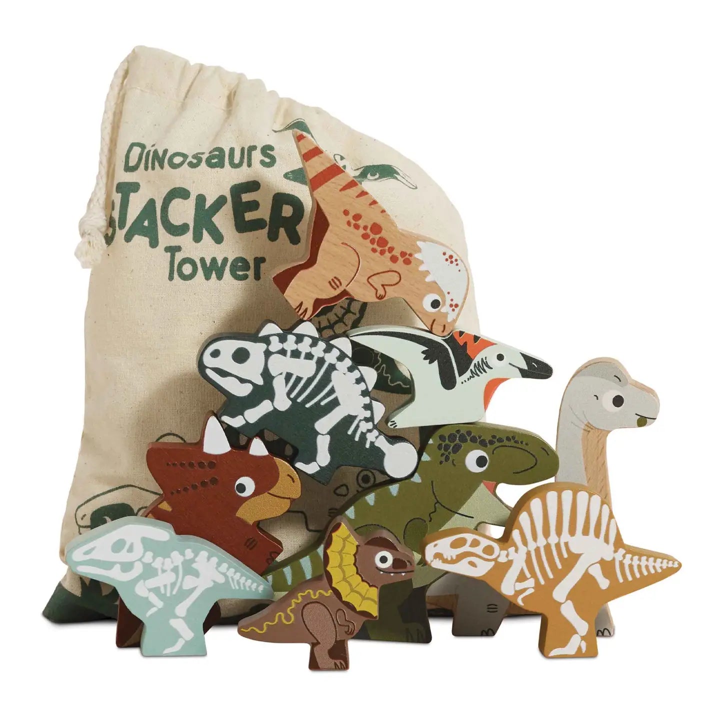Wooden dinosaur stackers  image 0