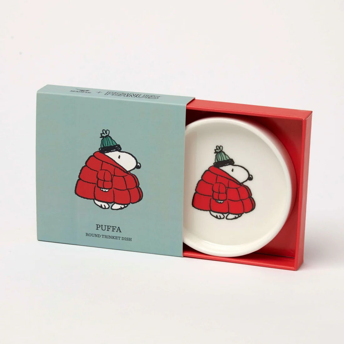 Peanuts round trinket dish puffa  image 0