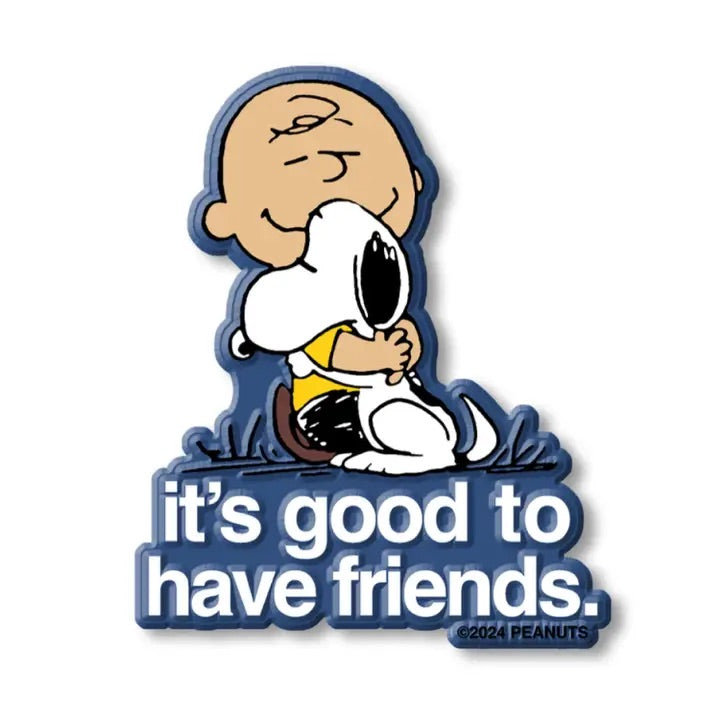 Peanuts good friends magnet  image 0