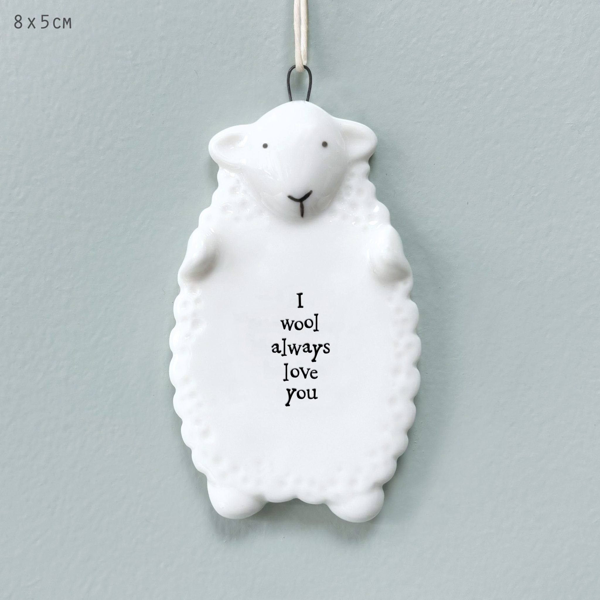 Love you sheep hanging charm  image 0
