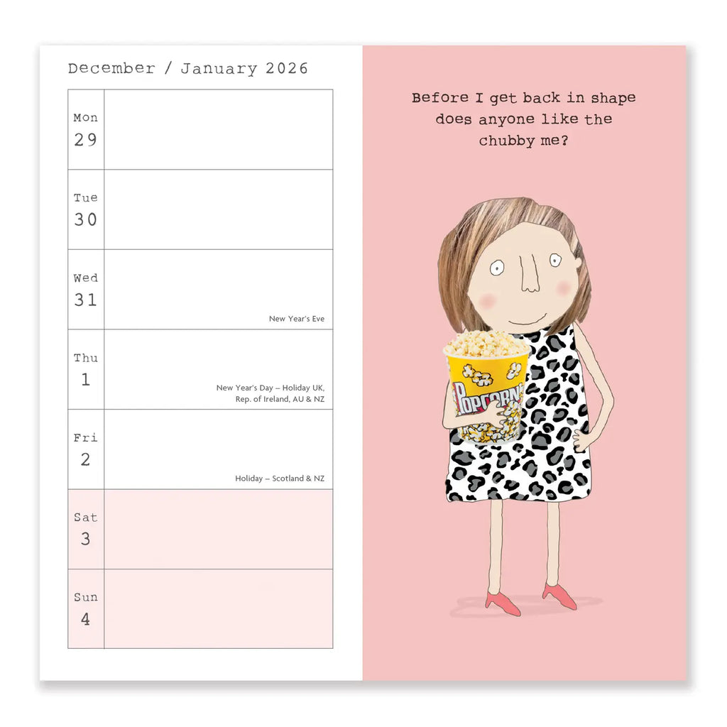 Rosie made a thing slim 2026 diary  image 1