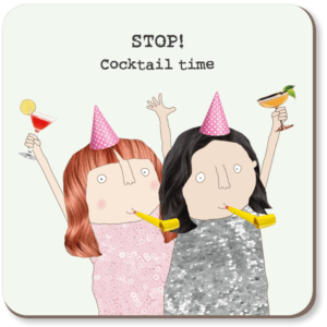 Stop cocktail time coaster image 0