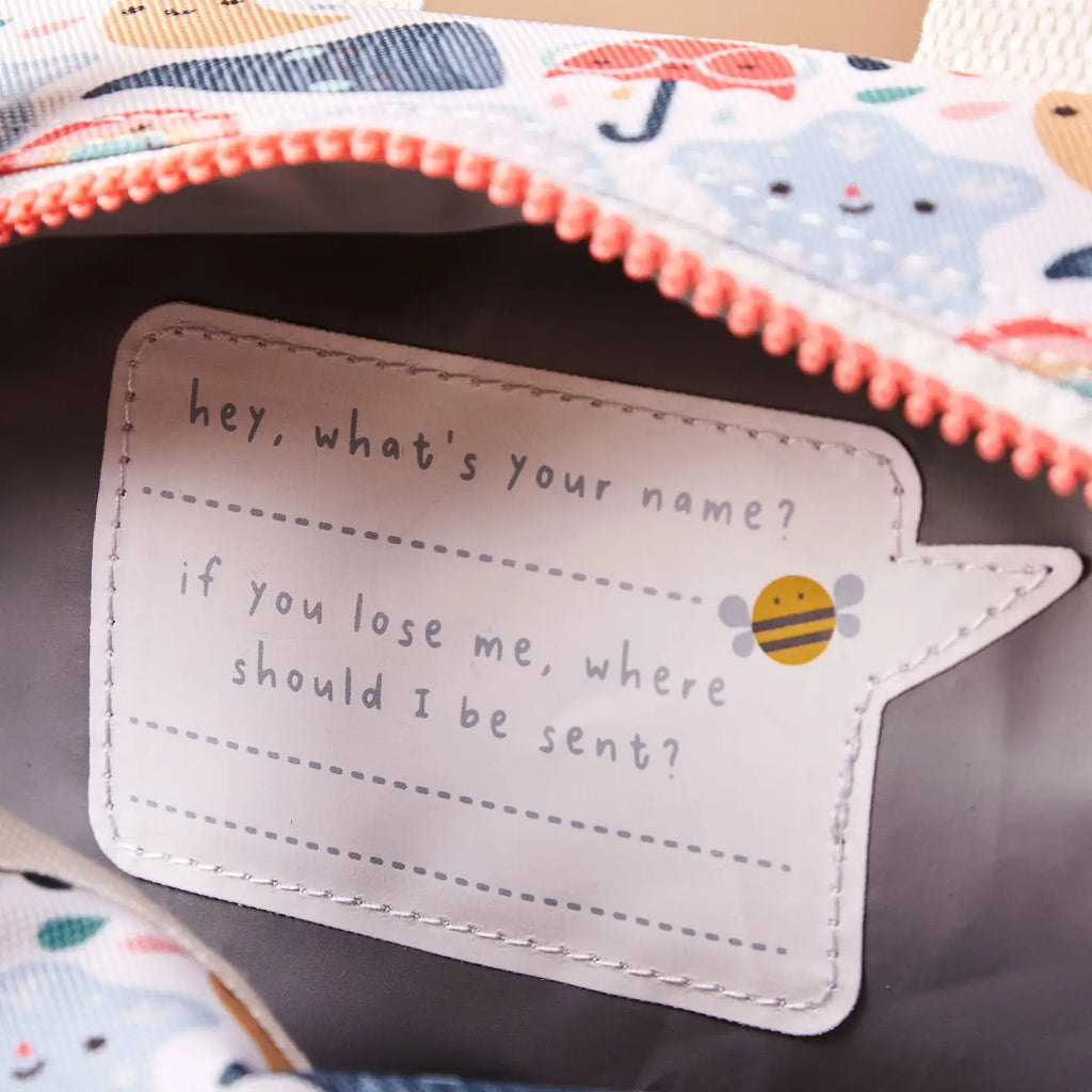 Just bee kids weather print insulated lunch bag image 2